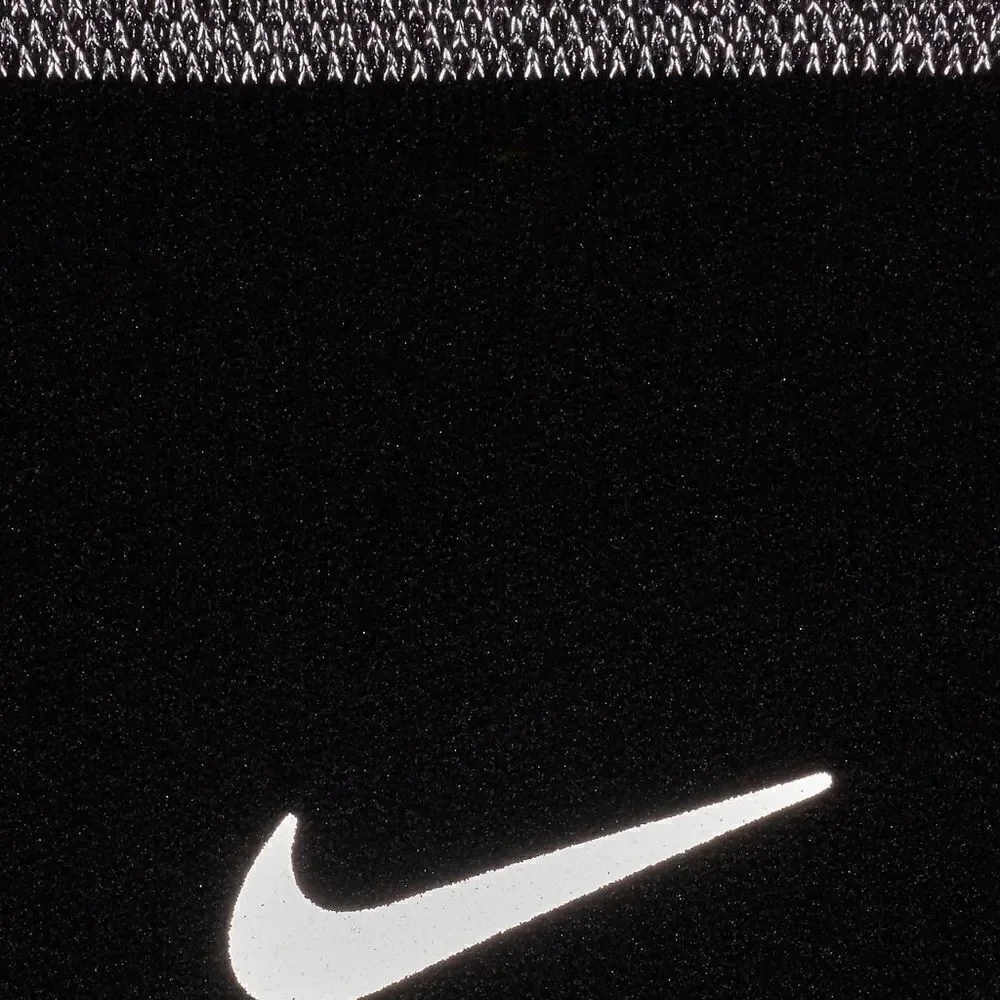 Nike Spark Lightweight Crew Running Socks Black Silver Women's M 7-9.5 Brand New